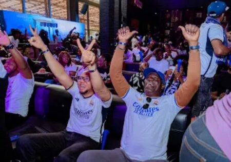 NIVEA Thrill Celebrities, Fans At El Clasico Watch Party