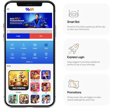 96m app, mobile application malaysia singapore