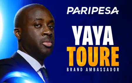 Yaya Touré Becomes PARIPESA’s New Brand Ambassador In Africa Yaya Touré
