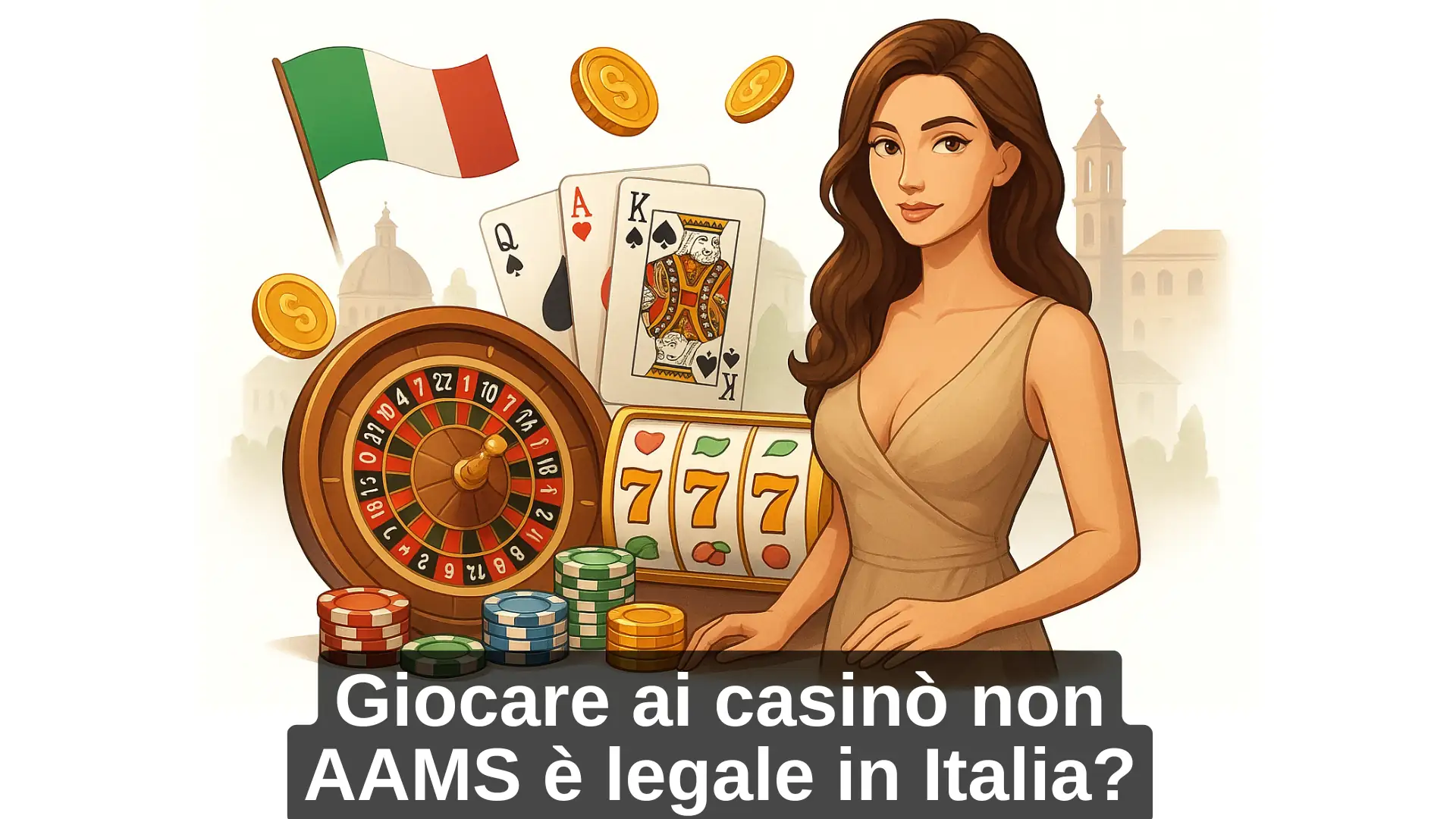 Giocare ai casinò non AAMS è legale in Italia